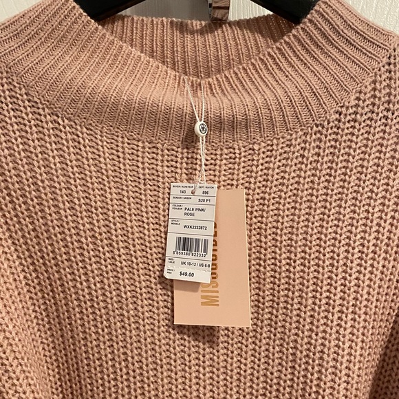 NWT: Missguided pink sweater dress - Picture 5 of 5